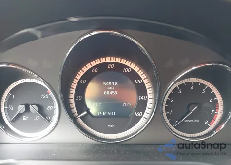 2011 Mercedes-Benz C 300 Luxury 4Matic from USA, damaged, VIN WDDGF8BB8BR142823